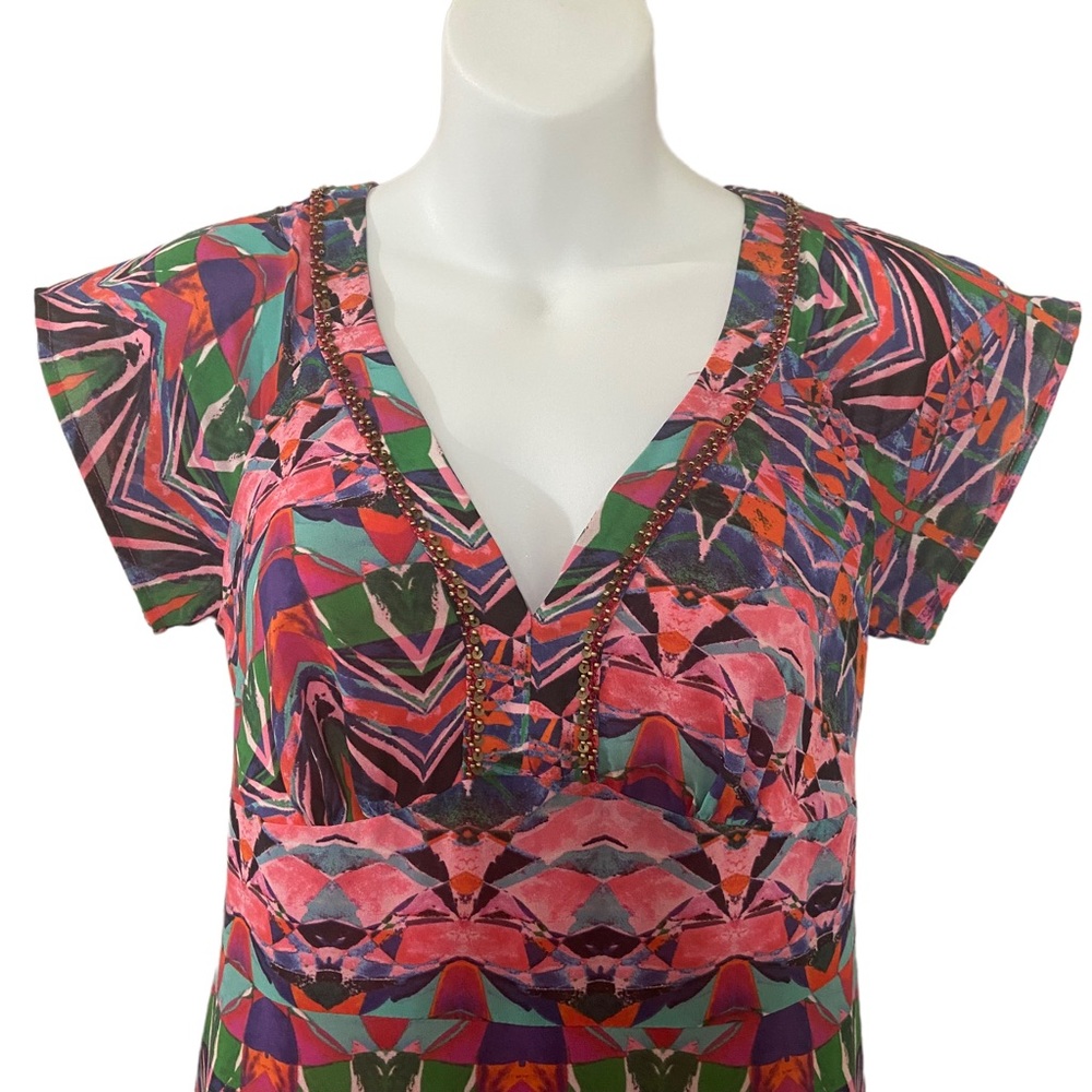 Mural Maxi Dress Vanessa Virginia Anthropologie - Picture 2 of 9